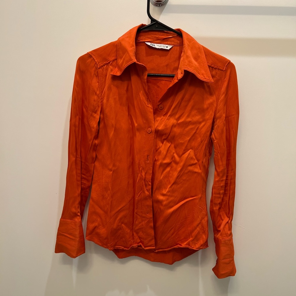Zara Orange Long Sleeve